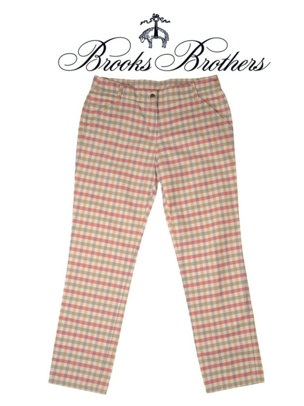 Brooks Brothers Big Girl’s Plaid Cotton Pants / 16 yr old